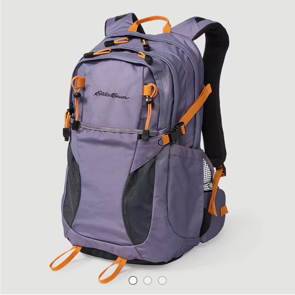Eddie Bauer Lavender and Tangerine Backpack